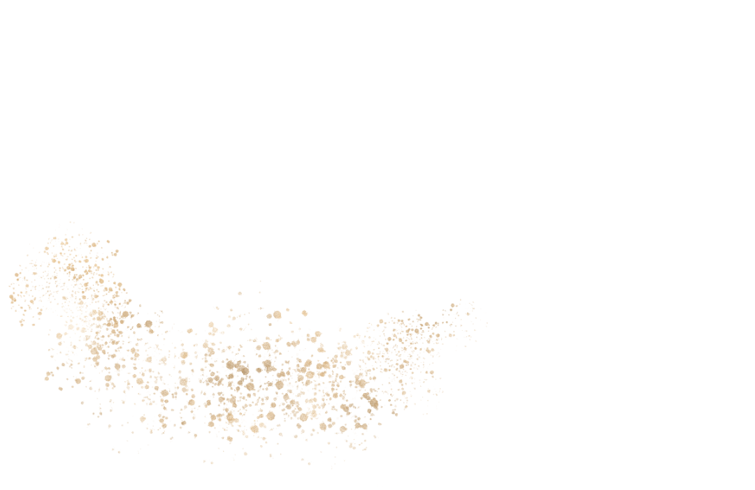 Goldglitter transparent